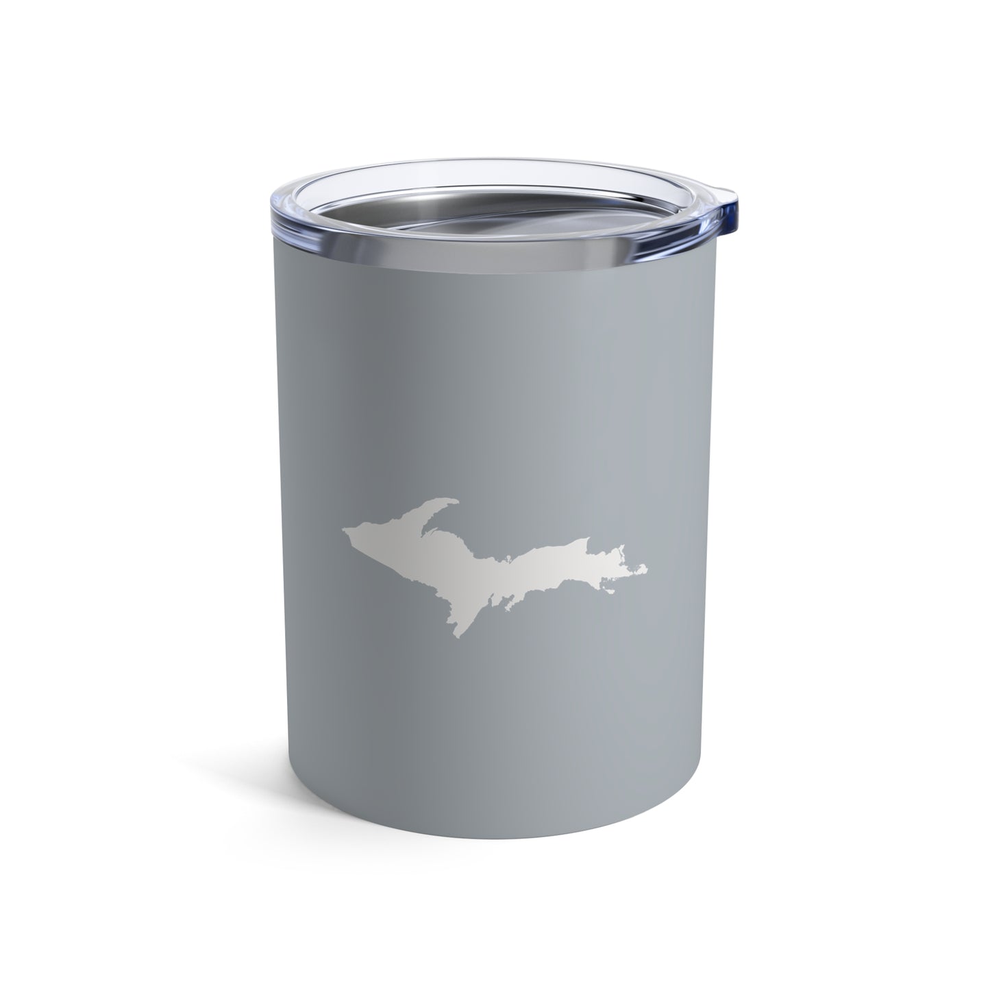 Michigan Upper Peninsula Tumbler (w/ UP Outline) | Silver - 10oz