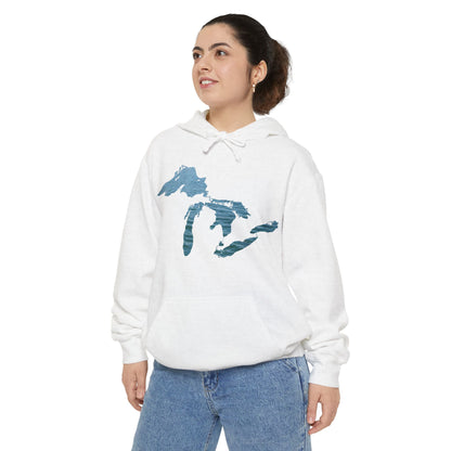 Great Lakes Hoodie | Unisex Garment-Dyed - Waves Edition