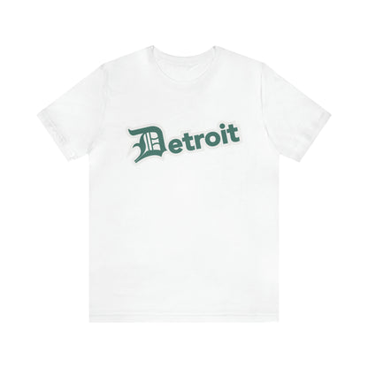 'Detroit' T-Shirt (Copper Green w/ Old English 'D') | Unisex Standard