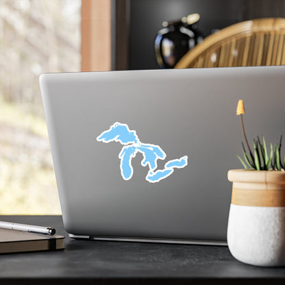 Great Lakes Kiss-Cut Windshield Decal | DTW Blue