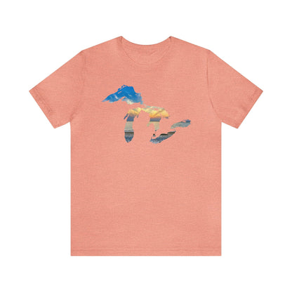 Great Lakes T-Shirt (Lake Sunset Edition) | Unisex Standard