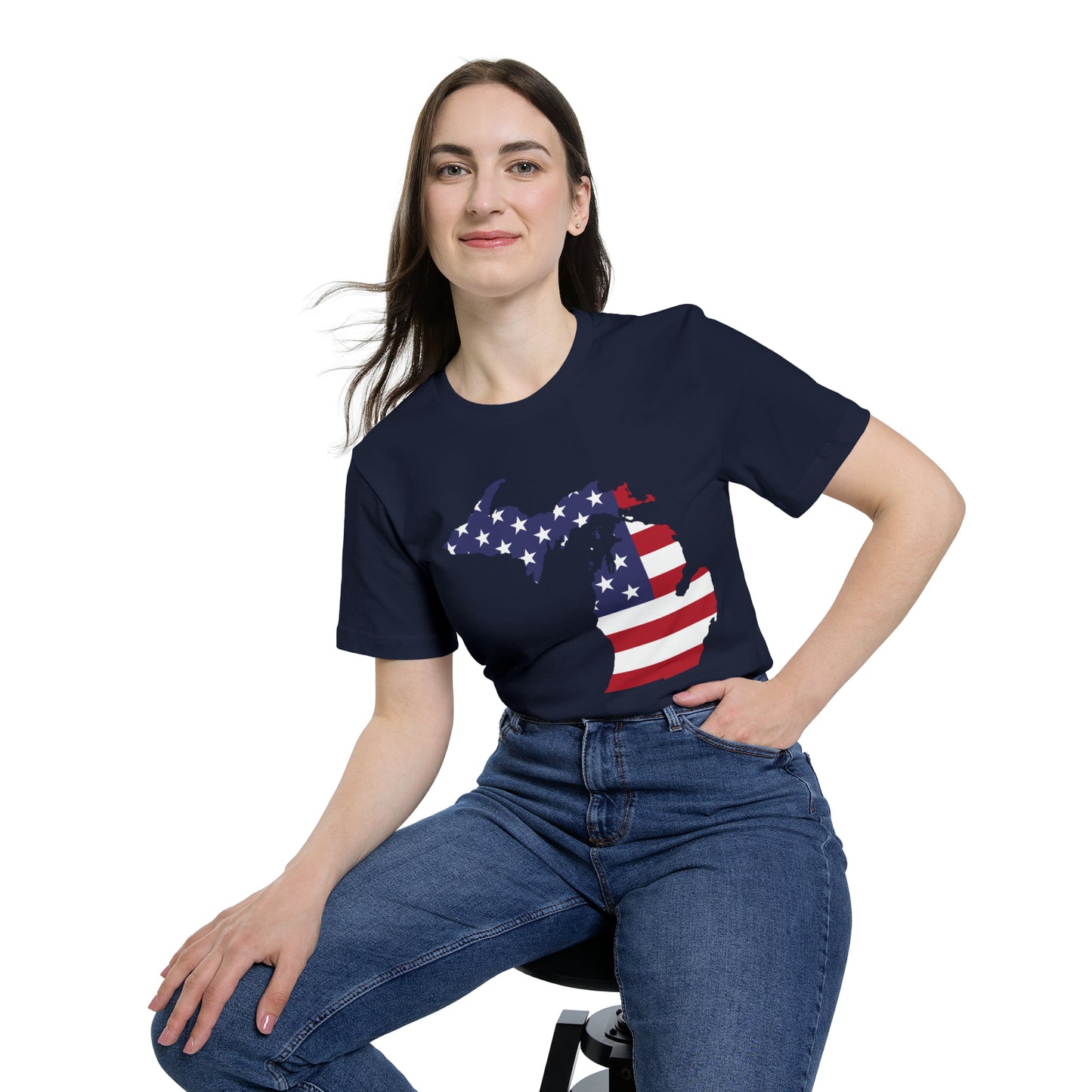 Michigan USA Flag T-Shirt | Made in USA