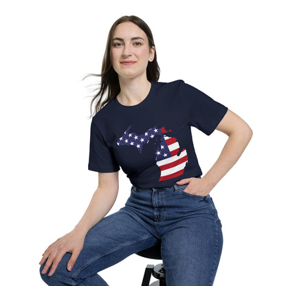 Michigan USA Flag T-Shirt | Made in USA