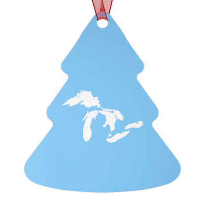 Great Lakes Christmas Ornament | Metal - DTW Blue