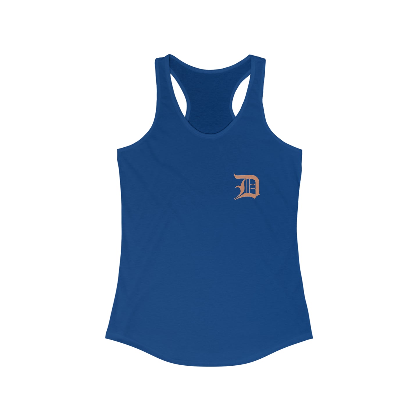 Detroit 'Old English D' Tank Top (Mini Copper 'D') | Women's Racerback