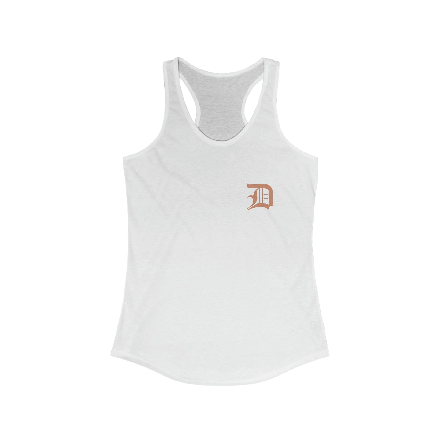 Detroit 'Old English D' Tank Top (Mini Copper 'D') | Women's Racerback