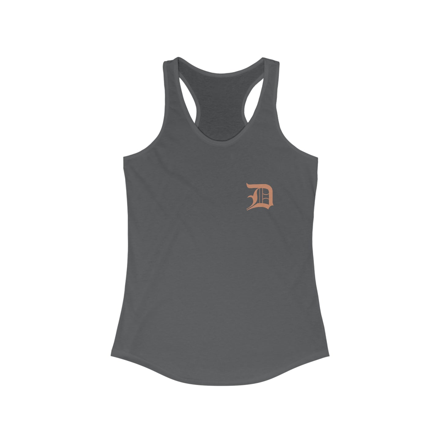 Detroit 'Old English D' Tank Top (Mini Copper 'D') | Women's Racerback