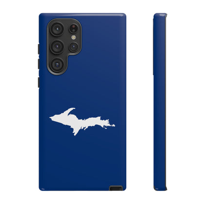 Michigan Upper Peninsula Tough Phone Case (Dearborn Blue w/ UP Outline) | Samsung & Pixel Android