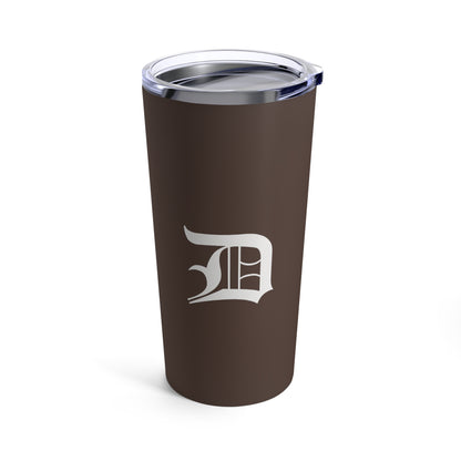 Detroit 'Old English D' Tumbler | Hickory Color - 20oz