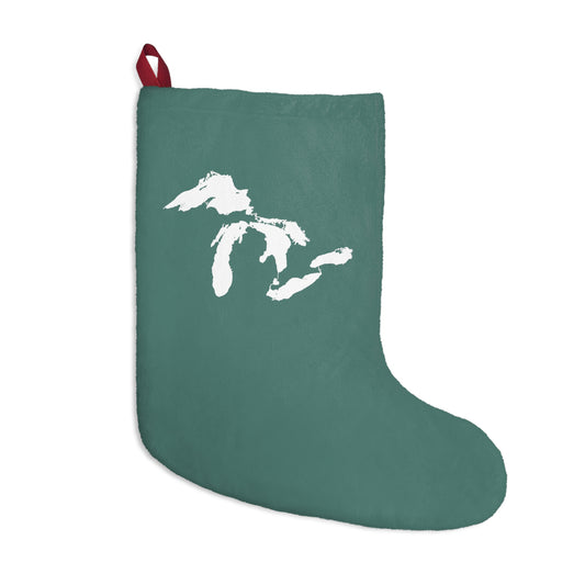 Great Lakes Christmas Stocking | Copper Green