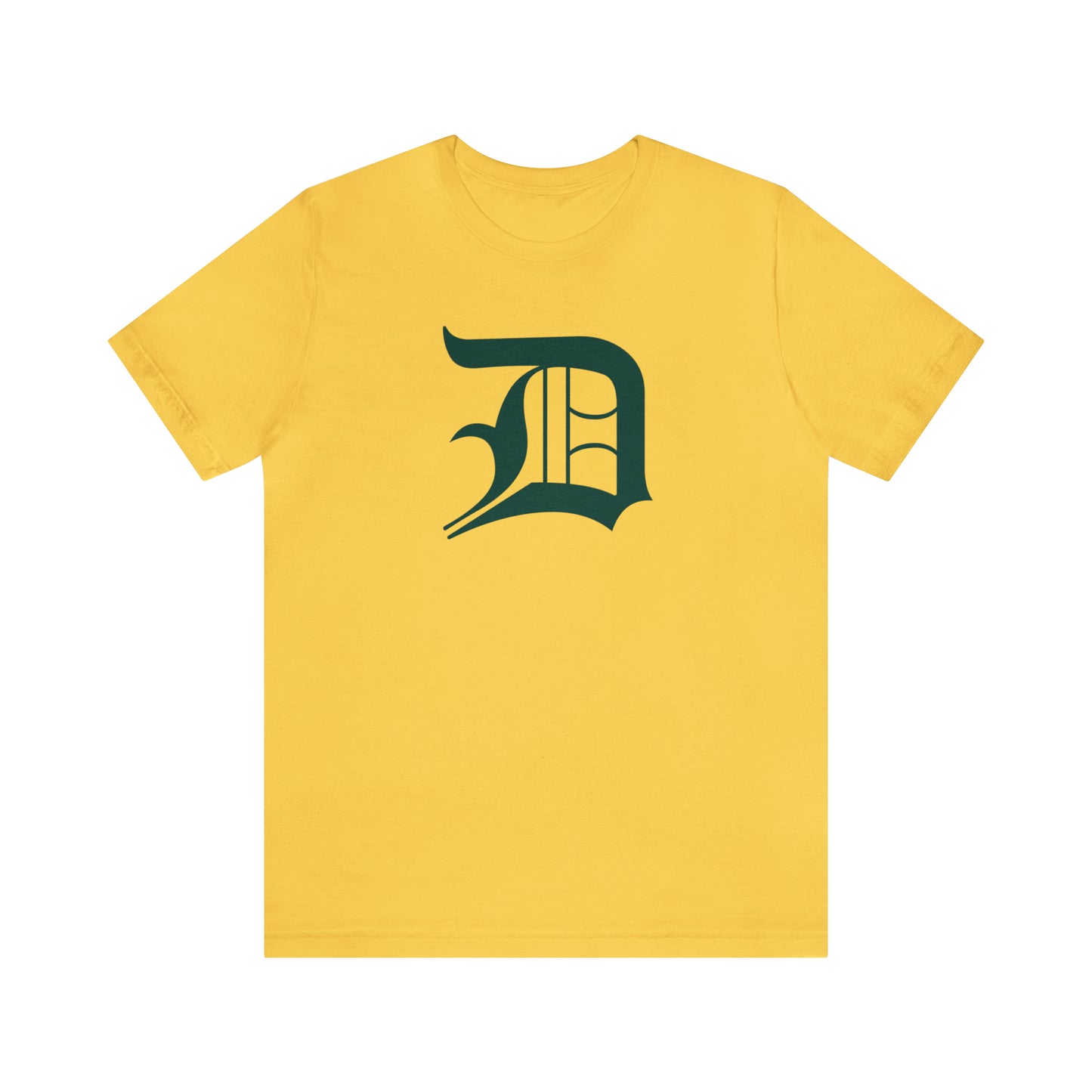 Detroit 'Old English D' T-Shirt (Laconic Green) | Unisex Standard