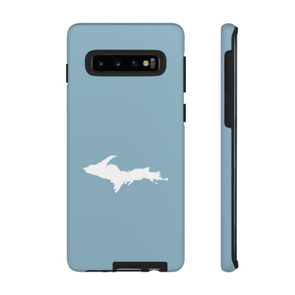 Michigan Upper Peninsula Tough Phone Case (Opal Color w/ UP Outline) | Samsung & Pixel Android