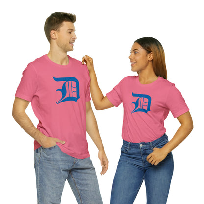 Detroit 'Old English D' T-Shirt (Azure) | Unisex Standard