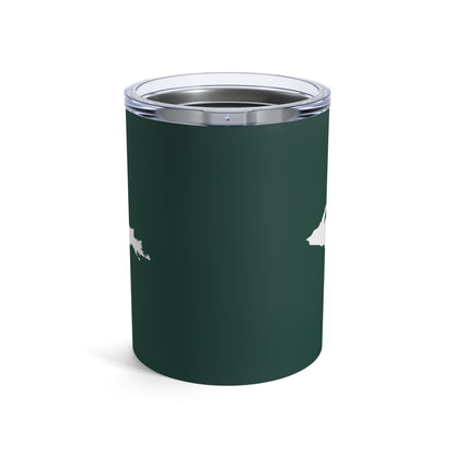 Michigan Upper Peninsula Tumbler (w/ UP Outline) | Laconic Green - 10oz