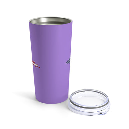 Michigan Upper Peninsula Tumbler (w/ UP USA Flag) | Lavender - 20oz