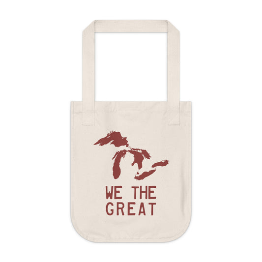 Great Lakes 'We The Great' Heavy Tote | Ore Dock Red