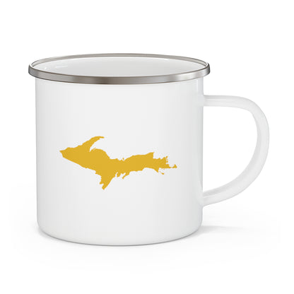 Michigan Upper Peninsula Camping Mug (Gold Outline) | 12oz