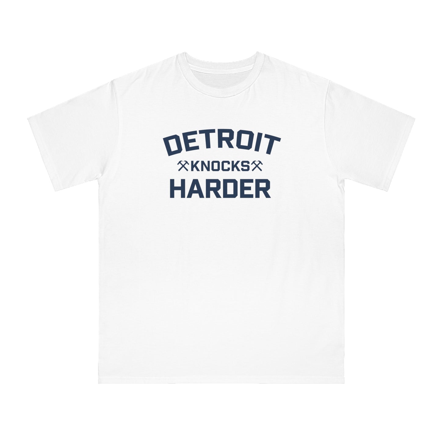 'Detroit Knocks Harder' T-Shirt | Unisex Organic