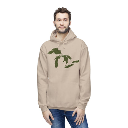 Great Lakes Ultrapremium Hoodie | Made in USA - Army Green