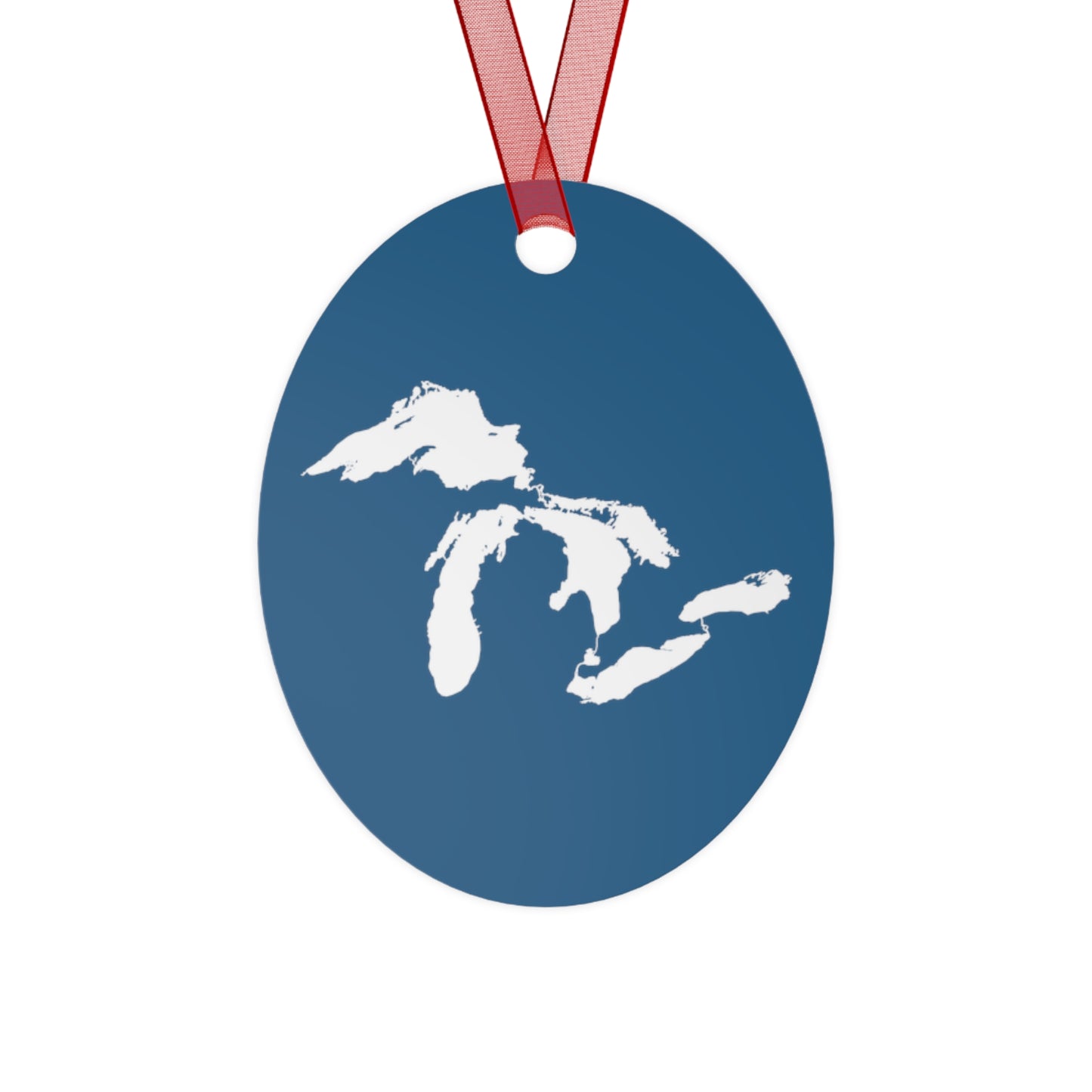 Great Lakes Christmas Ornament | Metal - Blueberry