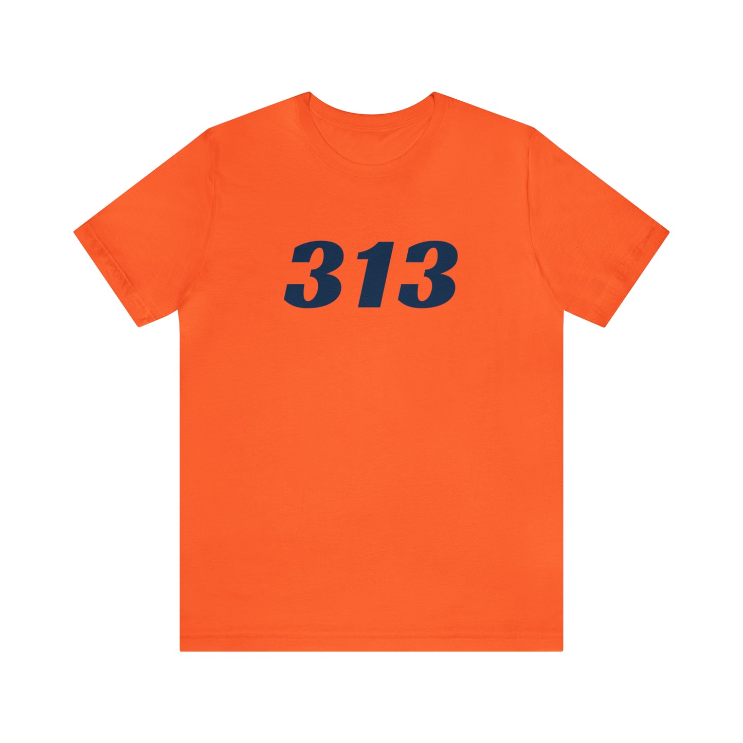 Detroit '313' T-Shirt (Racing Font) | Unisex Standard Fit