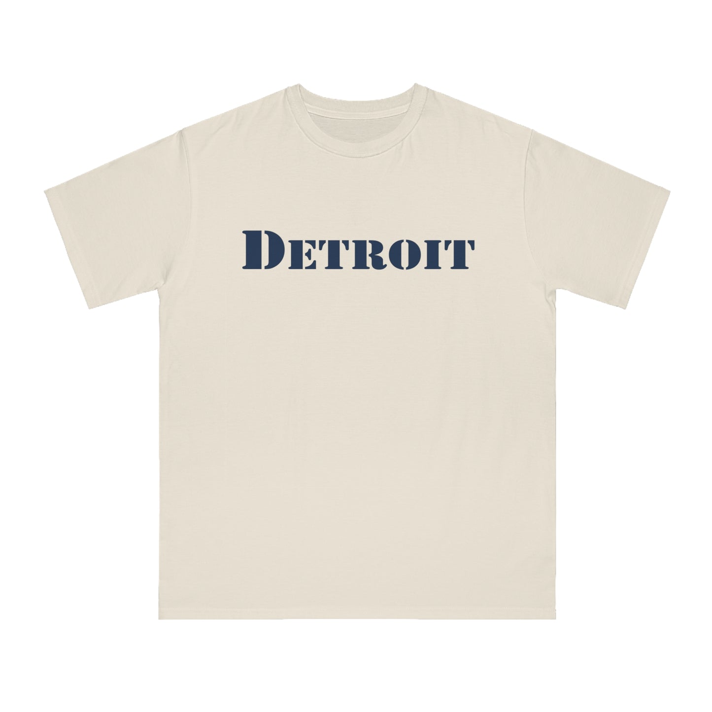 'Detroit' T-Shirt (Military Font) | Unisex Organic