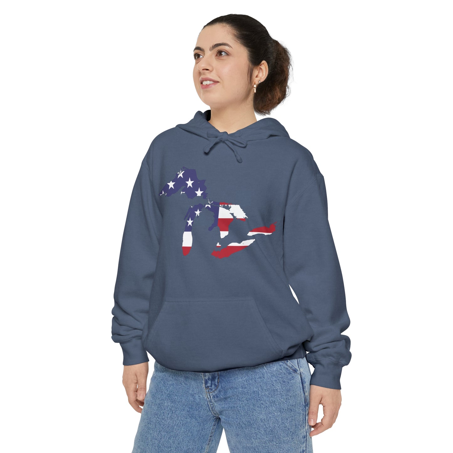 Great Lakes Hoodie (Patriotic Edition) | Unisex Garment-Dyed