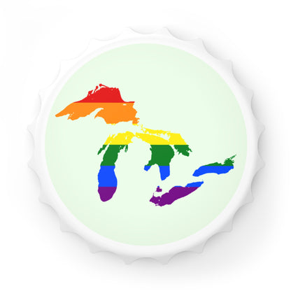 =Great Lakes 'We The Great' Bottle Opener | Pride Edition - Green