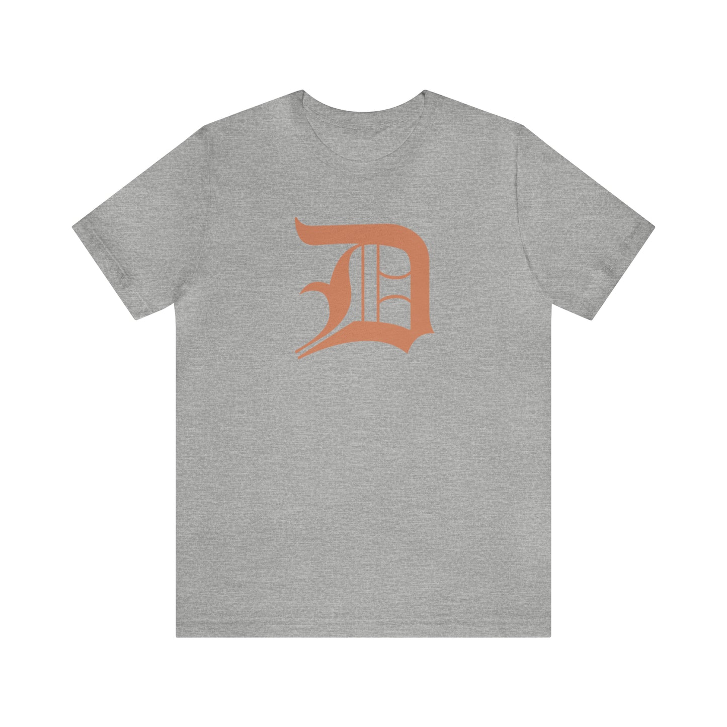 Detroit 'Old English D' T-Shirt (Copper Color) | Unisex Standard