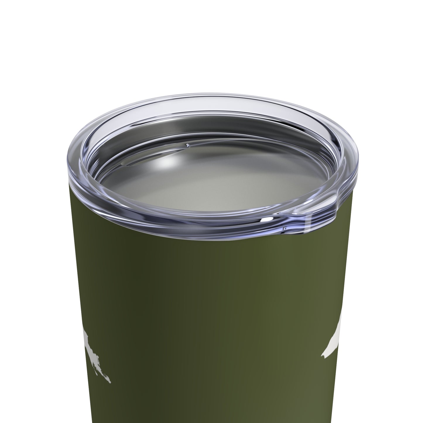 Michigan Upper Peninsula Tumbler (w/ UP Outline) | Army Green - 10oz