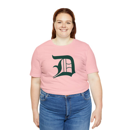 Detroit 'Old English D' T-Shirt (Laconic Green) | Unisex Standard