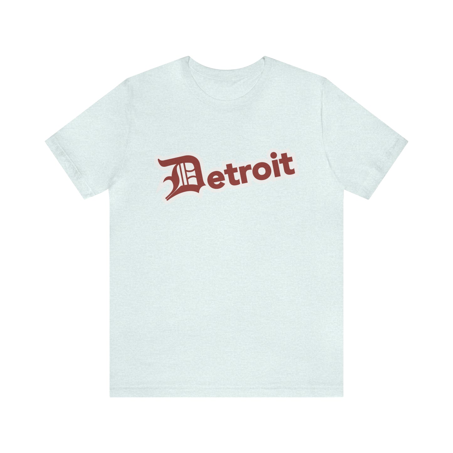 'Detroit' T-Shirt (Ore Dock Red w/ Old English 'D') | Unisex Standard