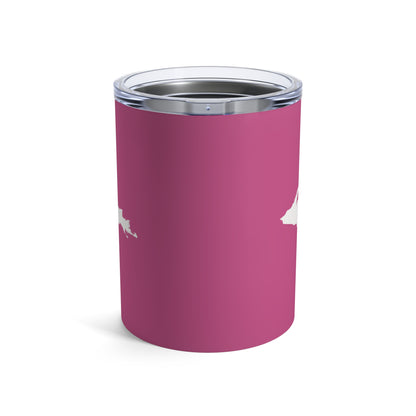 Michigan Upper Peninsula Tumbler (w/ UP Outline) | Apple Blossom Pink - 10oz