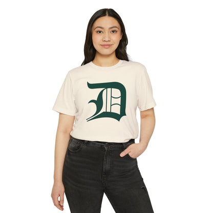 Detroit 'Old English D' T-Shirt (Laconic Green) | Unisex Recycled Organic