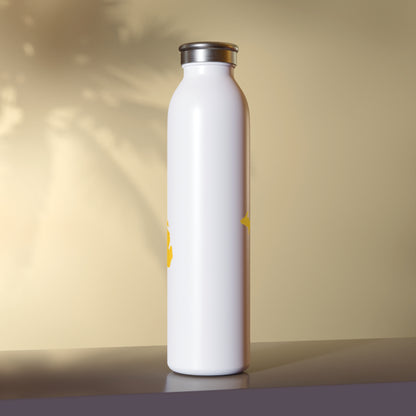 Michigan Water Bottle (w/ Maize Outline) | 20oz Double-Walled