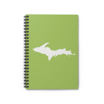 Michigan Upper Peninsula Spiral Notebook (w/ UP Outline) | Gooseberry Green