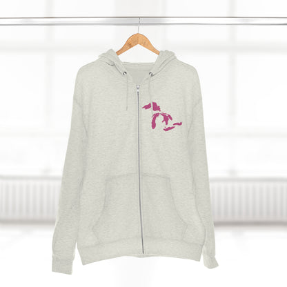 Great Lakes Hoodie (Apple Blossom Pink, Mini) | Unisex Full Zip