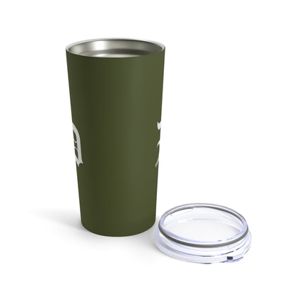 Detroit 'Old English D' Tumbler | Army Green - 20oz