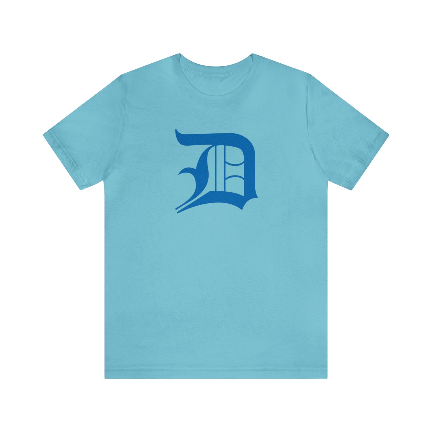 Detroit 'Old English D' T-Shirt (Azure) | Unisex Standard