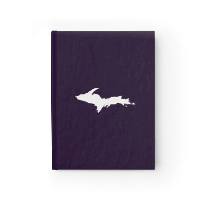 Michigan Upper Peninsula Blank Sketchbook (w/ UP Outline) | Blackcurrant