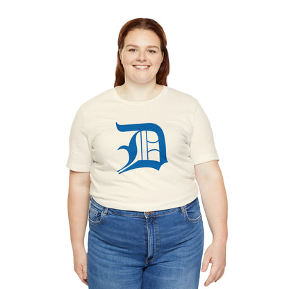 Detroit 'Old English D' T-Shirt (Azure) | Unisex Standard