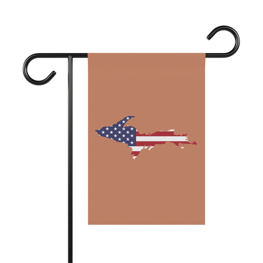 Michigan Upper Peninsula Home & Garden Flag (w/ UP USA Flag) | Copper Color