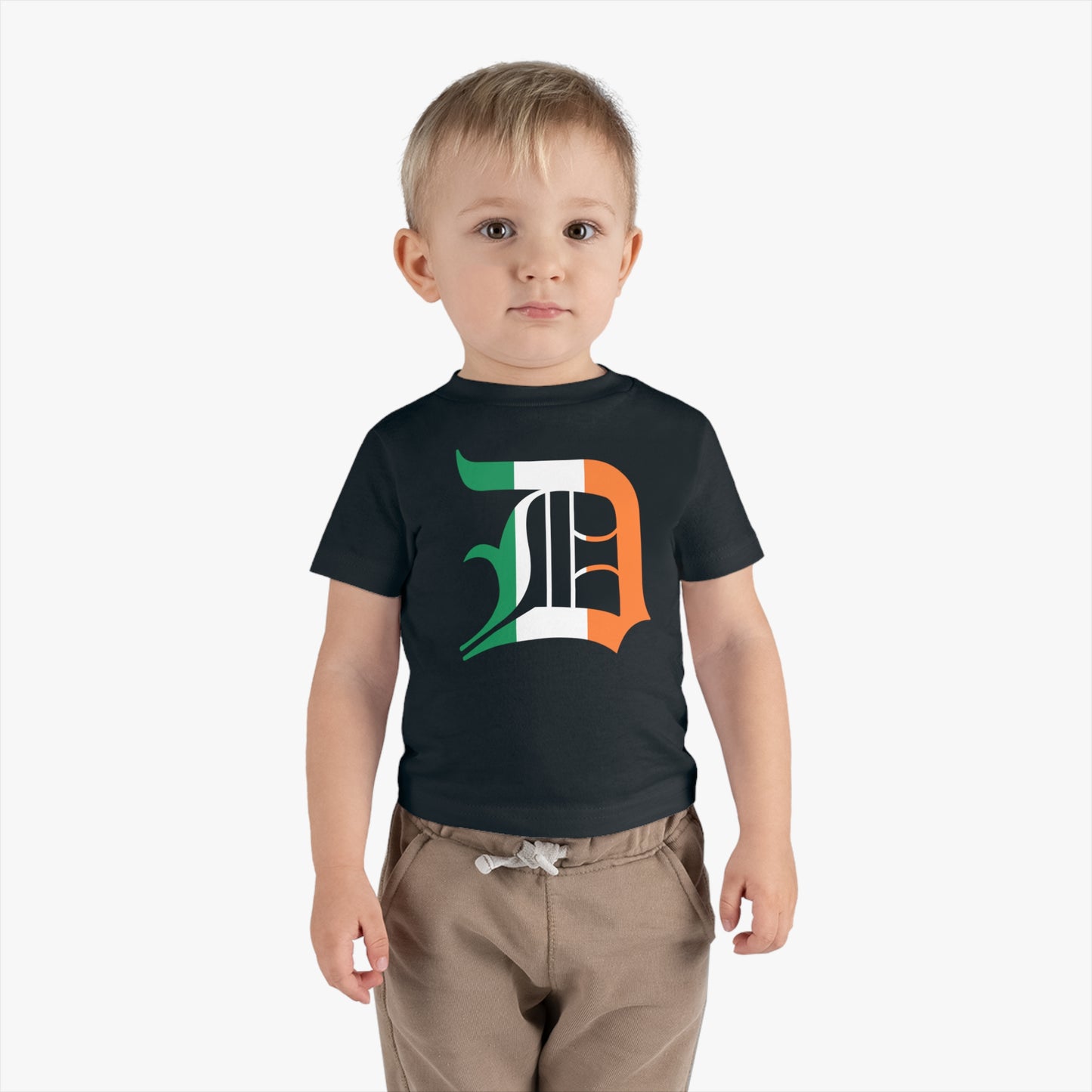 Detroit 'Old English D' Infant T-Shirt (Irish Edition) | Short Sleeve