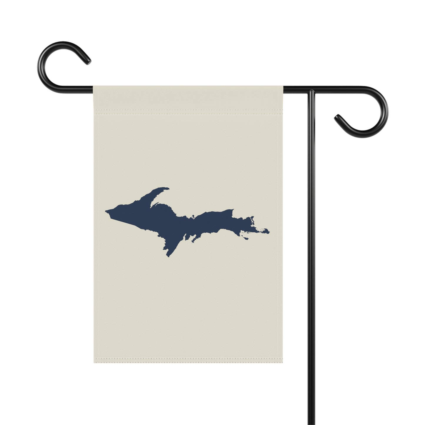 Michigan Upper Peninsula Home & Garden Flag (w/ UP Outline) | Ivory White