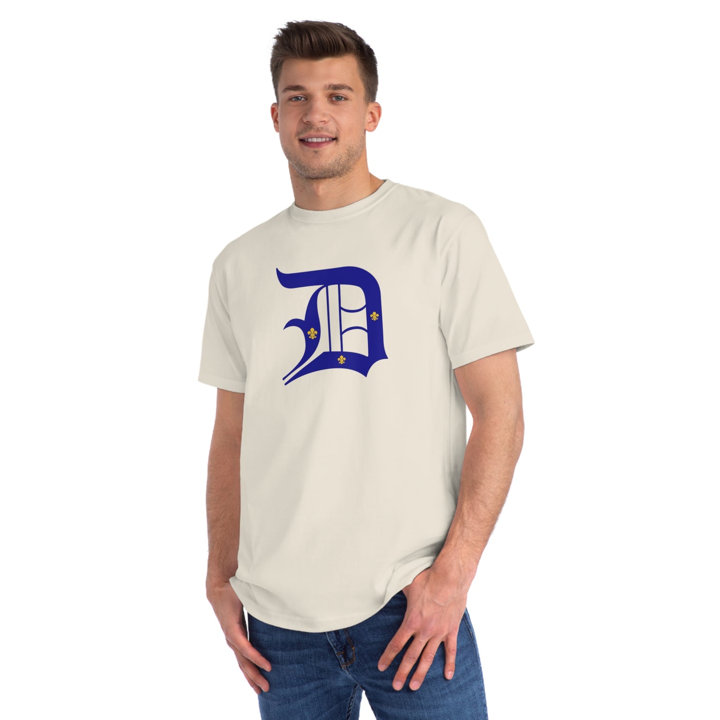 Detroit 'Old English D' T-Shirt (French Founders Edition) | Unisex Organic