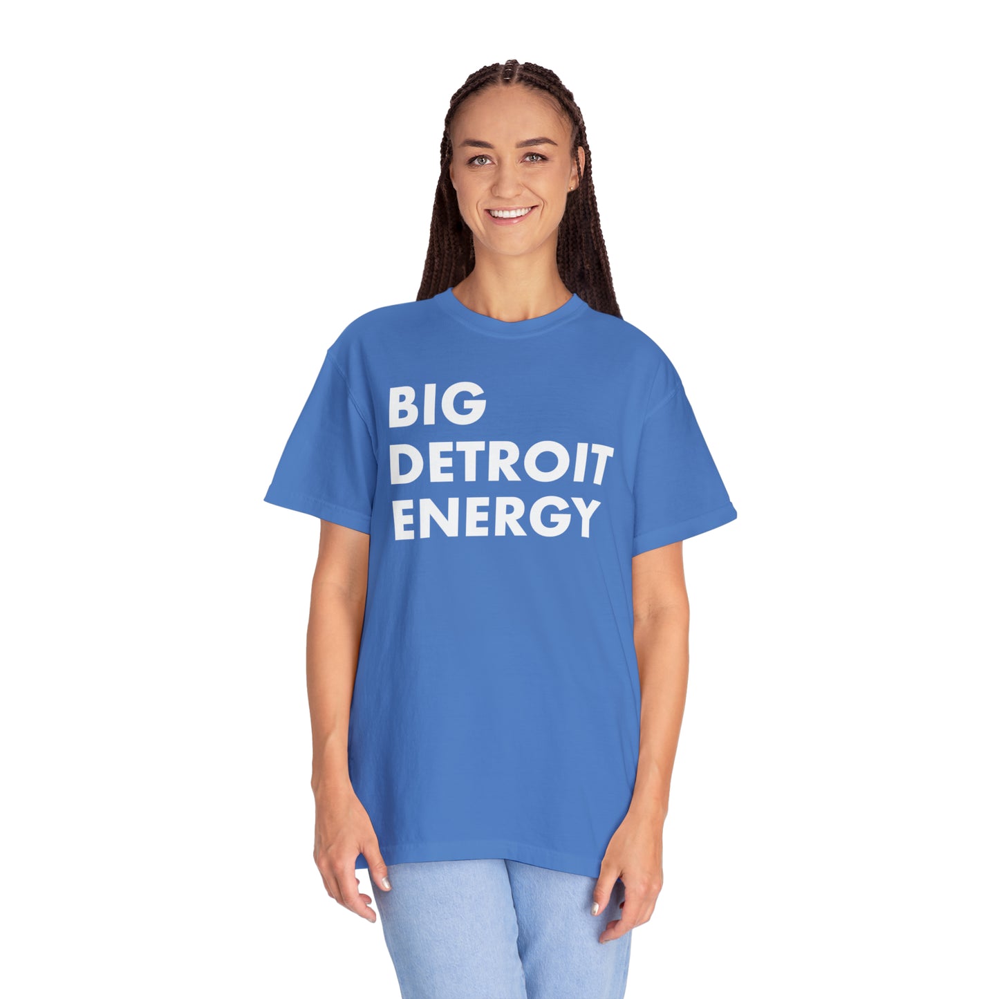 'Big Detroit Energy' T-Shirt | Unisex Garment-Dyed