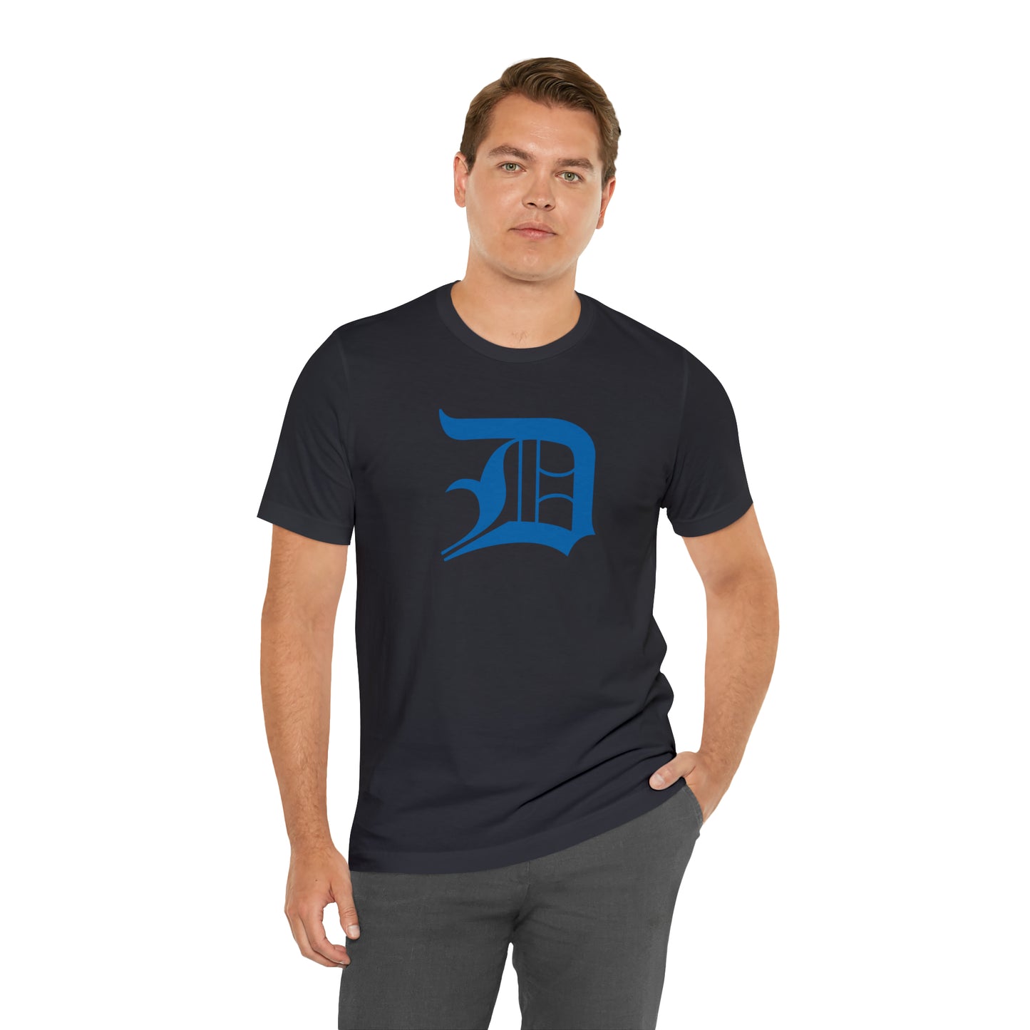 Detroit 'Old English D' T-Shirt (Azure) | Unisex Standard