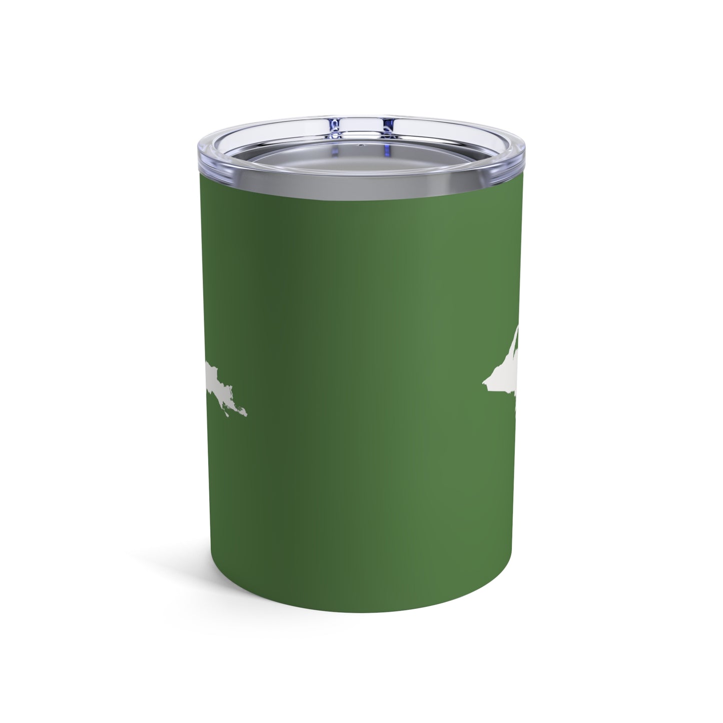 Michigan Upper Peninsula Tumbler (w/ UP Outline) | Pine Green - 10oz