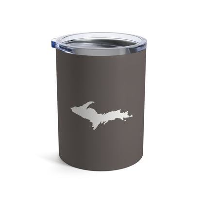 Michigan Upper Peninsula Tumbler (w/ UP Outline) | Warren Tank Grey - 10oz