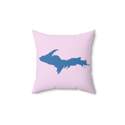 Michigan Upper Peninsula Accent Pillow (w/ UP Outline) | Pale Lavender